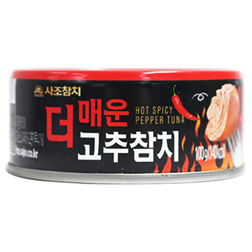 사조참치 더매운 고추참치 100g