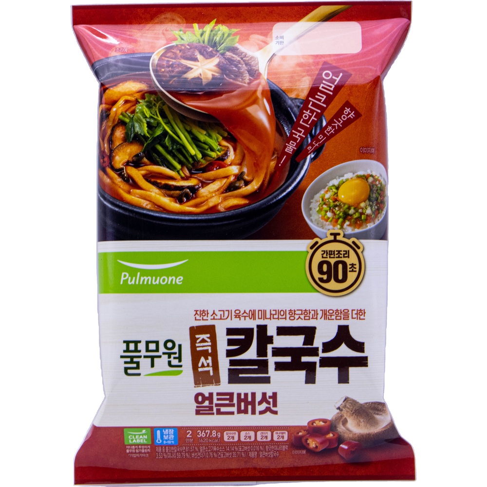 풀무원 얼큰버섯 칼국수 183.9g