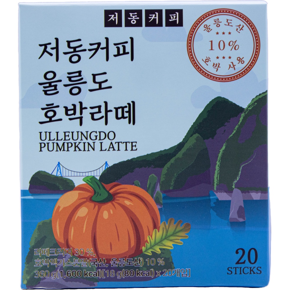 더라온에프앤비 저동커피 울릉도 호박라떼 18g