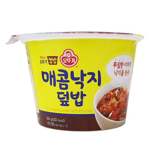 오뚜기 컵밥 매콤낙지덮밥 250g