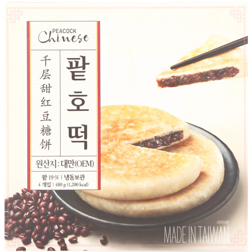 피코크 팥 호떡 480g