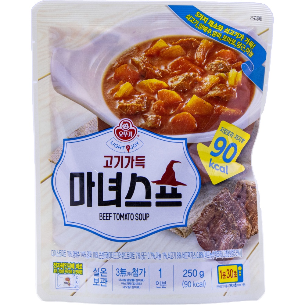 오뚜기 라이트앤조이 고기가득 마녀스프 250g