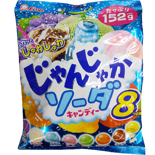 라이온 잔자카 소다향 캔디 144g