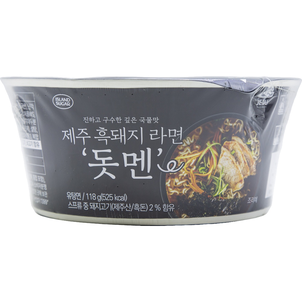 아일랜드슈가 제주 흑돼지 라면 돗멘 118g