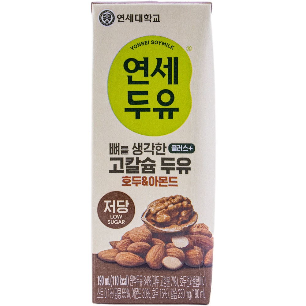연세두유 뼈를 생각한 고칼슘 두유 호두 아몬드 190mL
