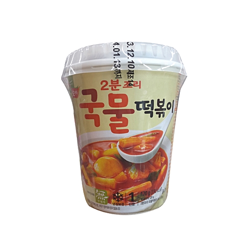 풀무원 2분 조리 국물 떡볶이 170g