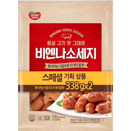 동원 비엔나소세지 338g