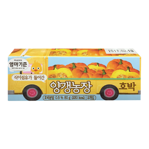 이마트 피코크 엄마기준 양갱농장 호박 80g