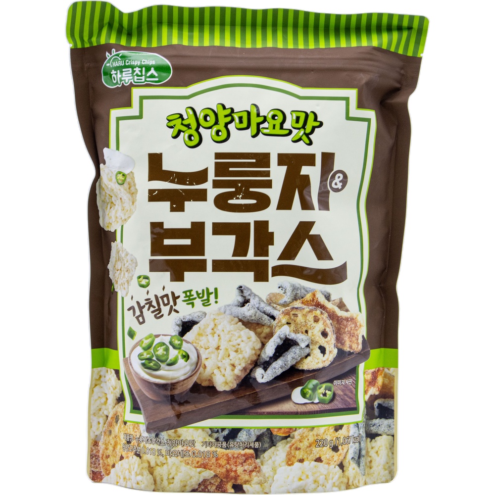 선명농수산 하루칩스 누룽지 부각스 청양마요맛 220g