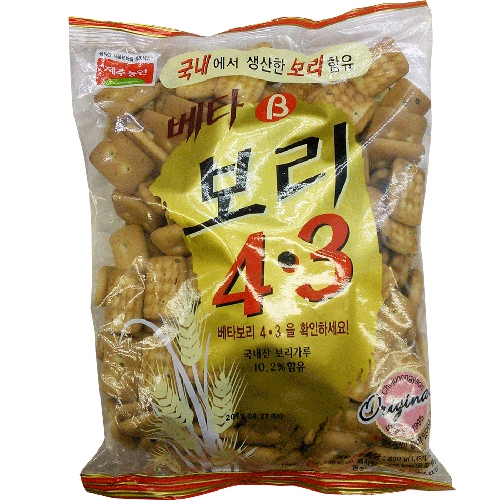 제주농연 베타보리건빵 4.3 400g