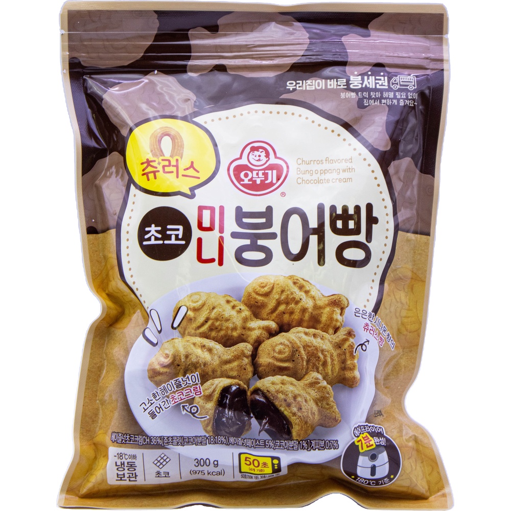오뚜기 츄러스 미니 붕어빵 초코 300g