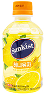 광동제약 썬키스트 허니유자 280mL