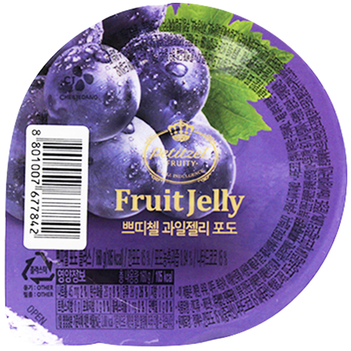 CJ 쁘띠첼 과일젤리 포도 플러스 160g
