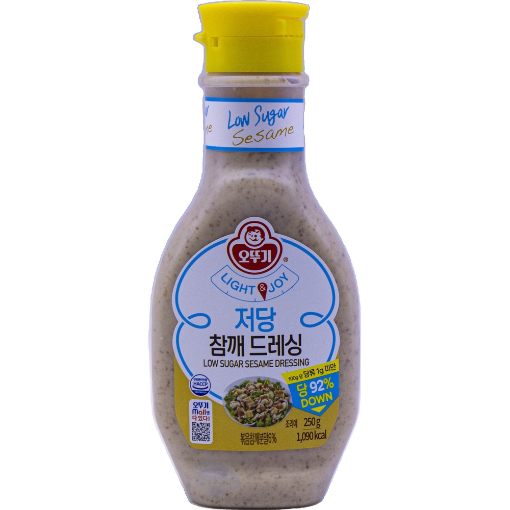오뚜기 라이트앤조이 저당 참깨 드레싱 250g