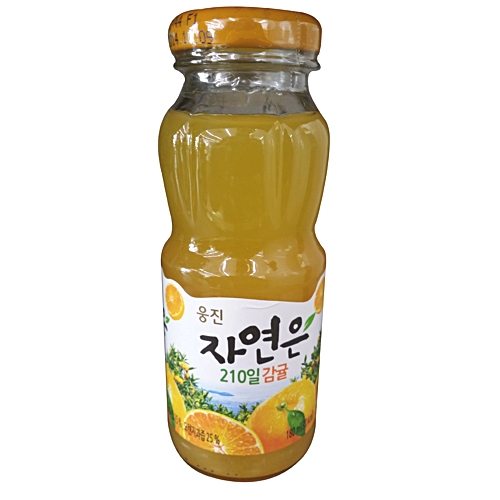 웅진 자연은 210일 감귤 180ml