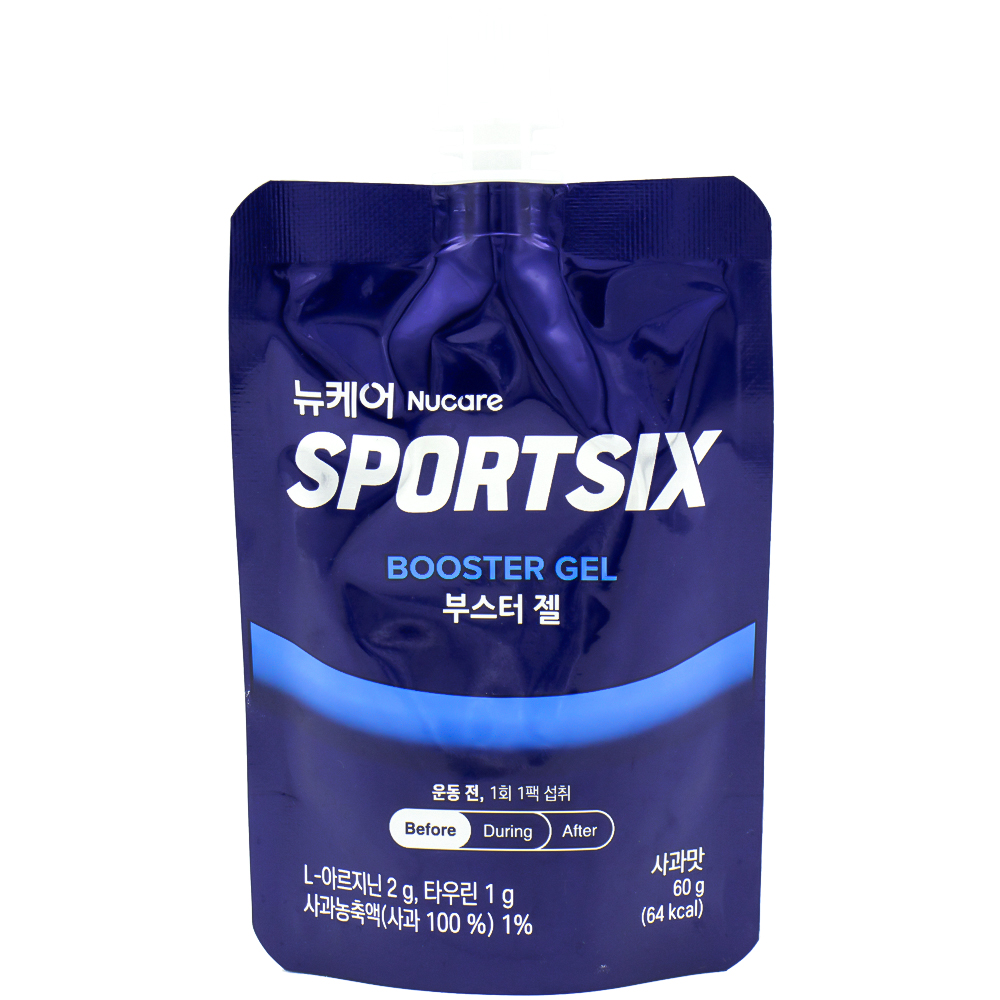 대상웰라이프 뉴케어 스포식스 부스터젤 사과맛 60g