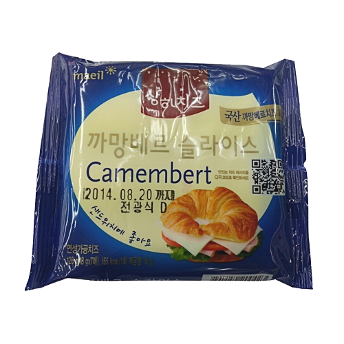 매일유업 상하치즈 까망베르 슬라이스 126g