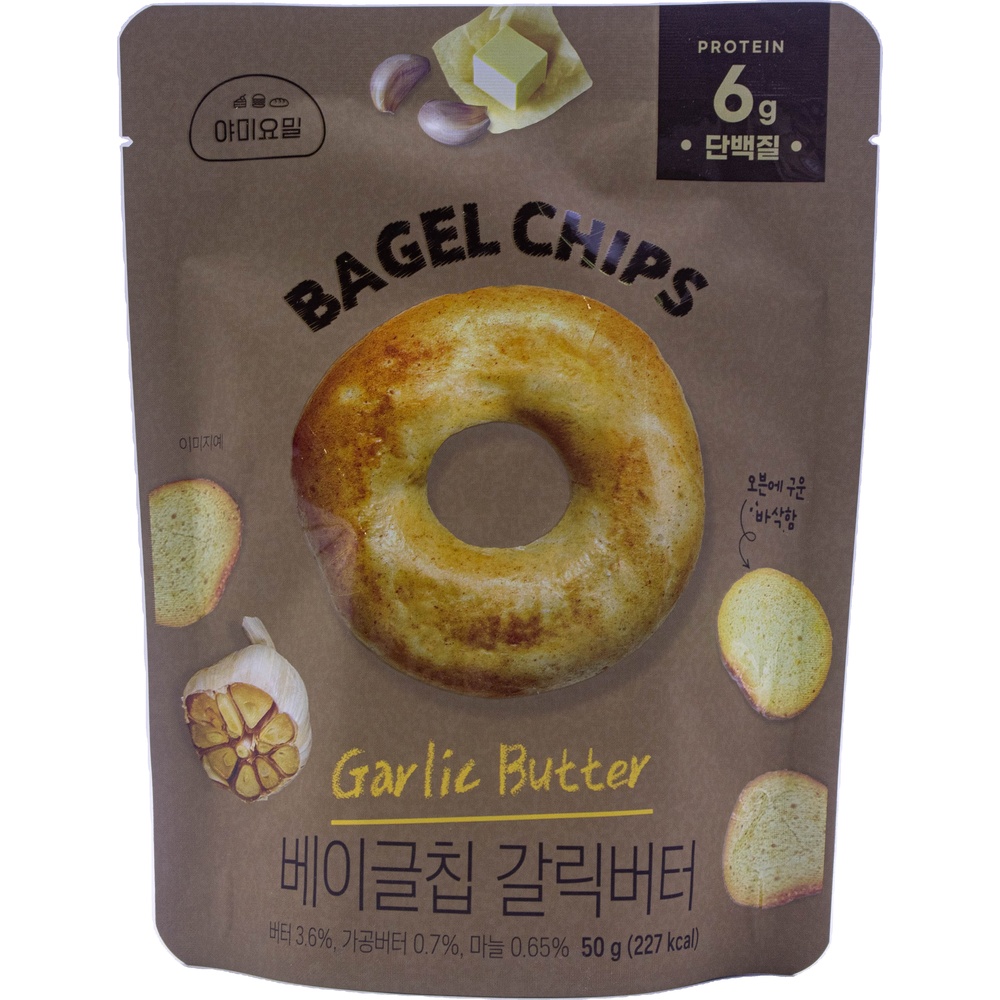에르코스 야미요밀 베이글칩 갈릭버터 50g