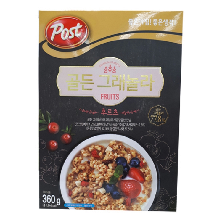 동서 포스트 골든 그래놀라 후르츠 360g