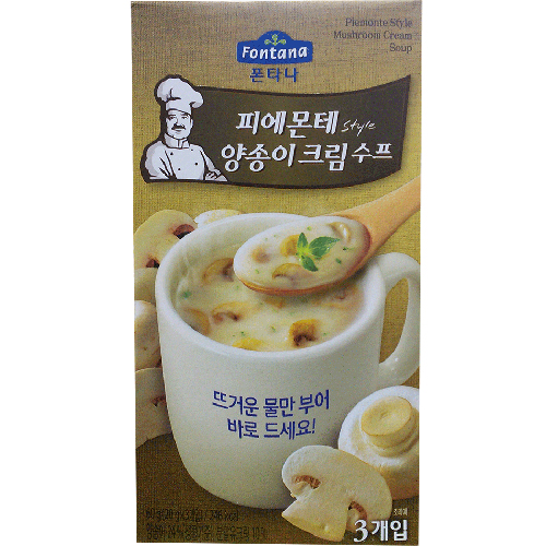 샘표식품 폰타나 그릴드 머쉬룸 크림 컵수프 60g