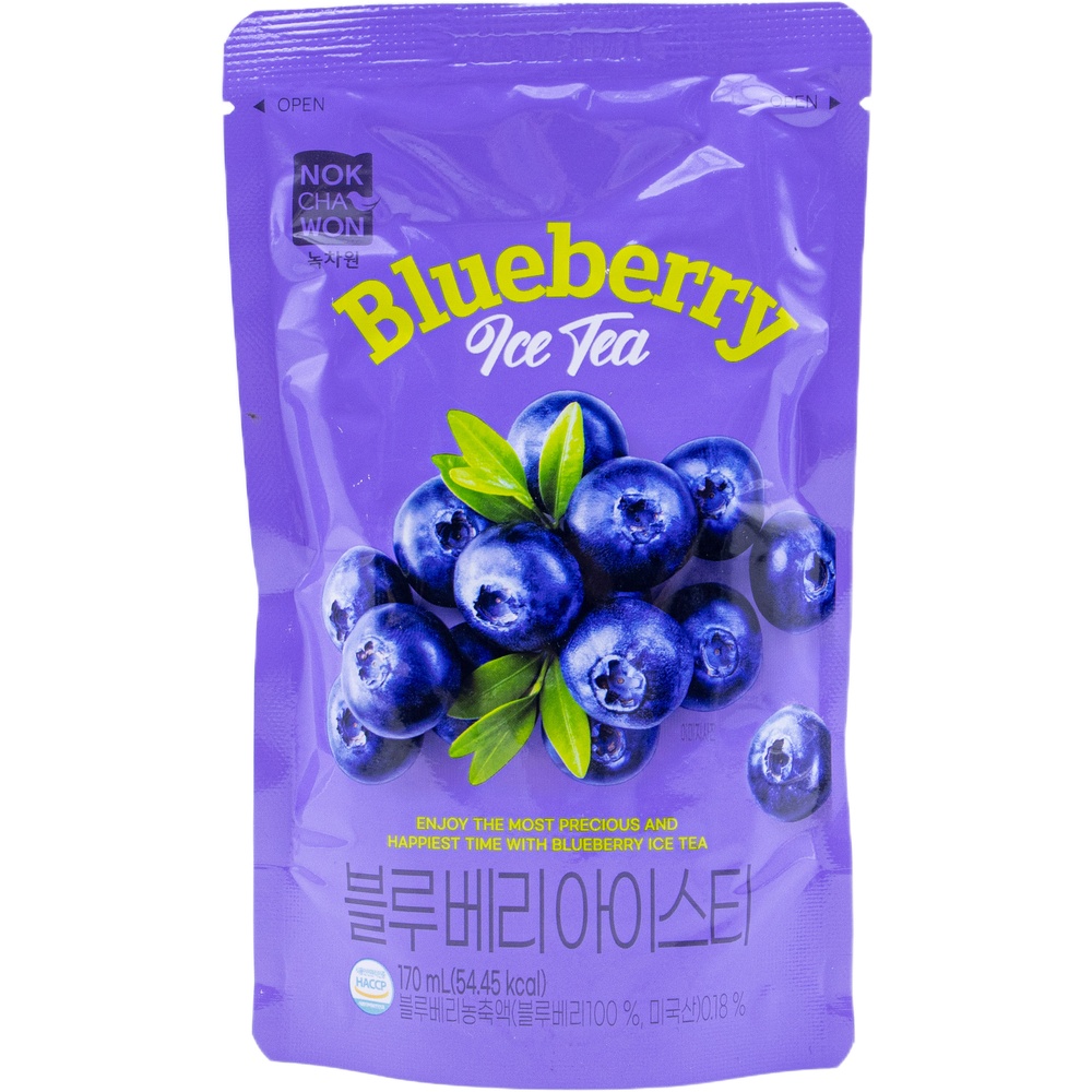 녹차원 블루베리 아이스티 170mL