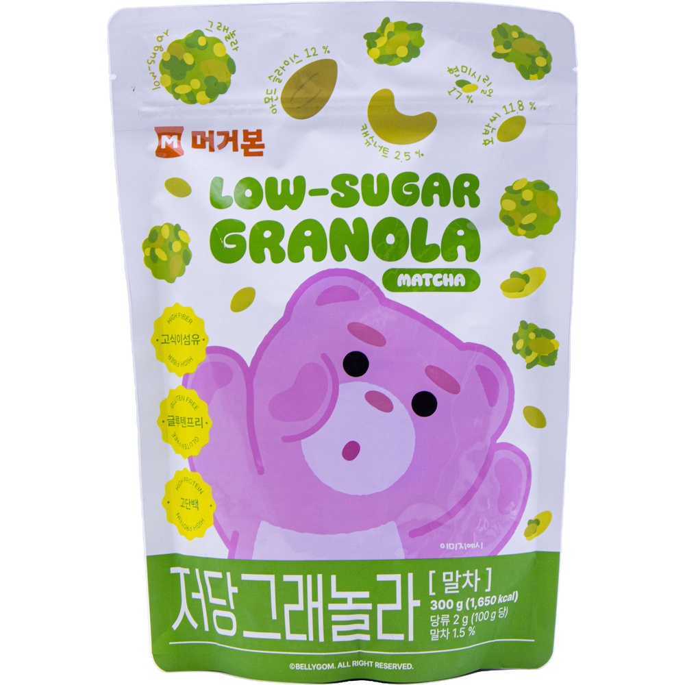머거본 저당 그래놀라 말차 300g