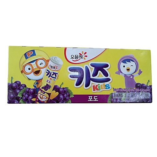 빙그레 요플레 짜먹는 키즈 포도 40g