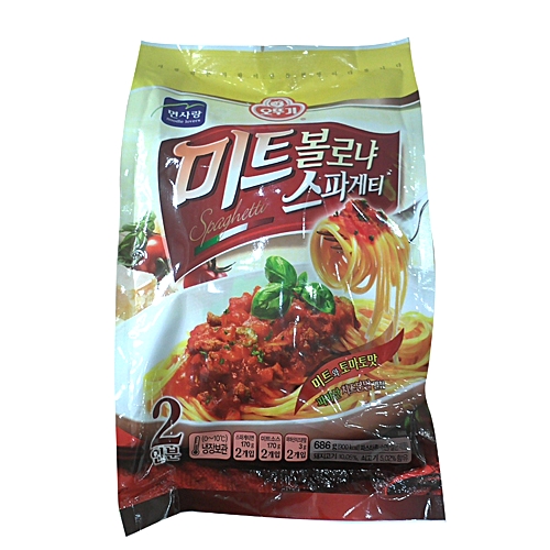 오뚜기 면사랑 미트볼로냐 스파게티 686g