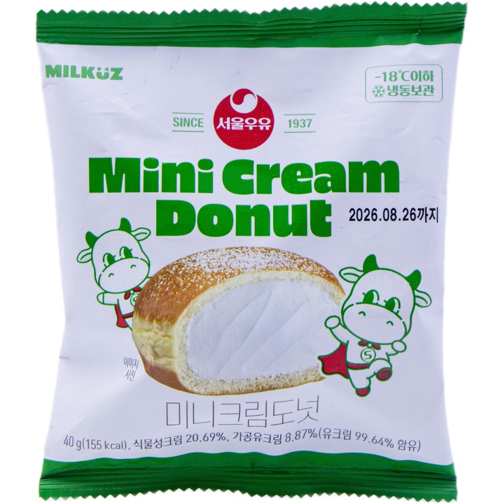 서울우유 미니크림 도넛 40g
