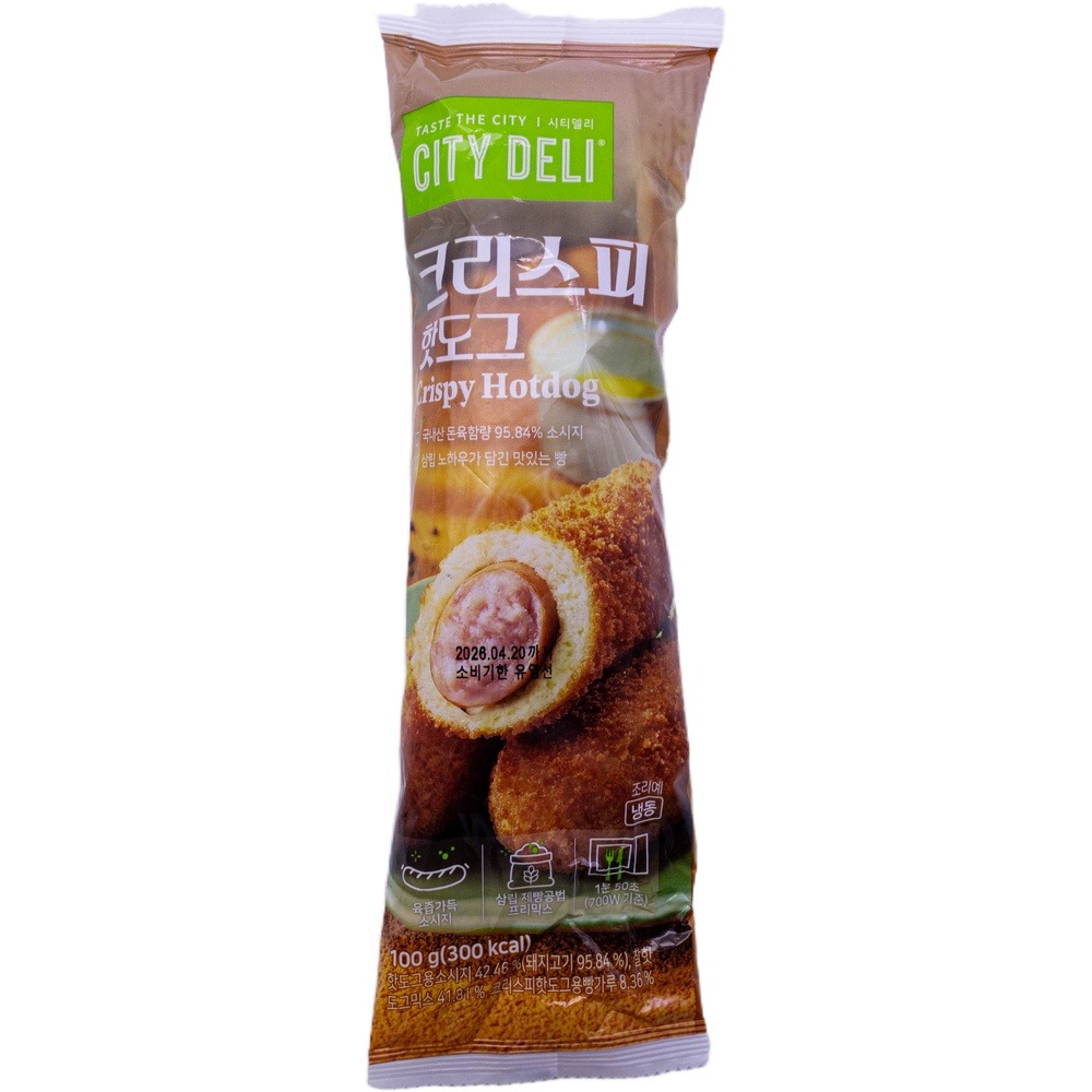 삼립 시티델리 크리스피 핫도그 100g