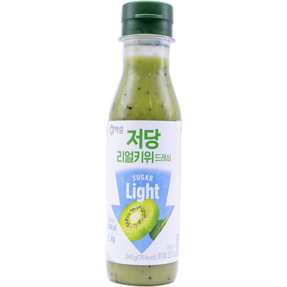 CJ 백설 저당 리얼키위 드레싱 245g