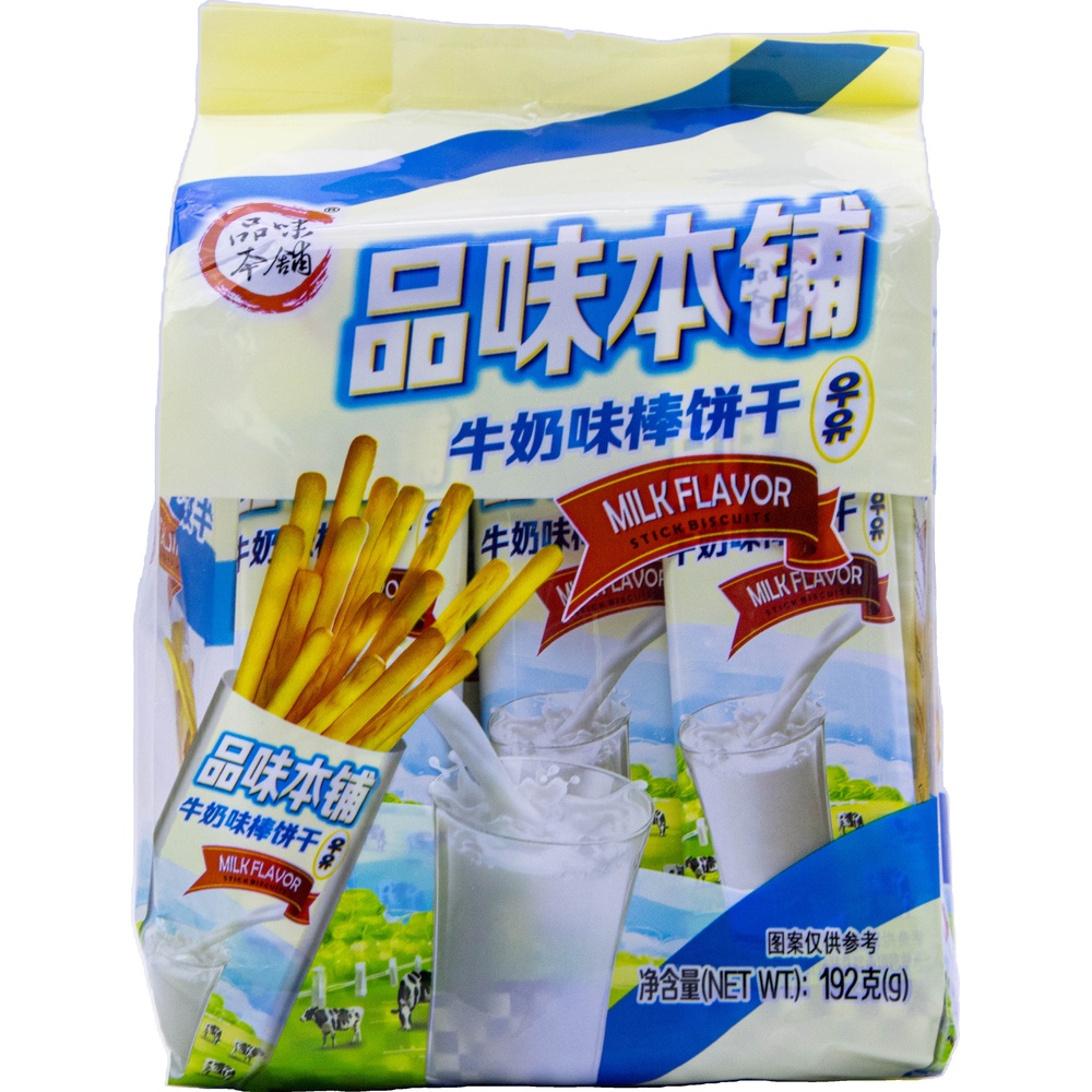 푸젠신싱푸드 우유맛 스틱 비스킷 16g