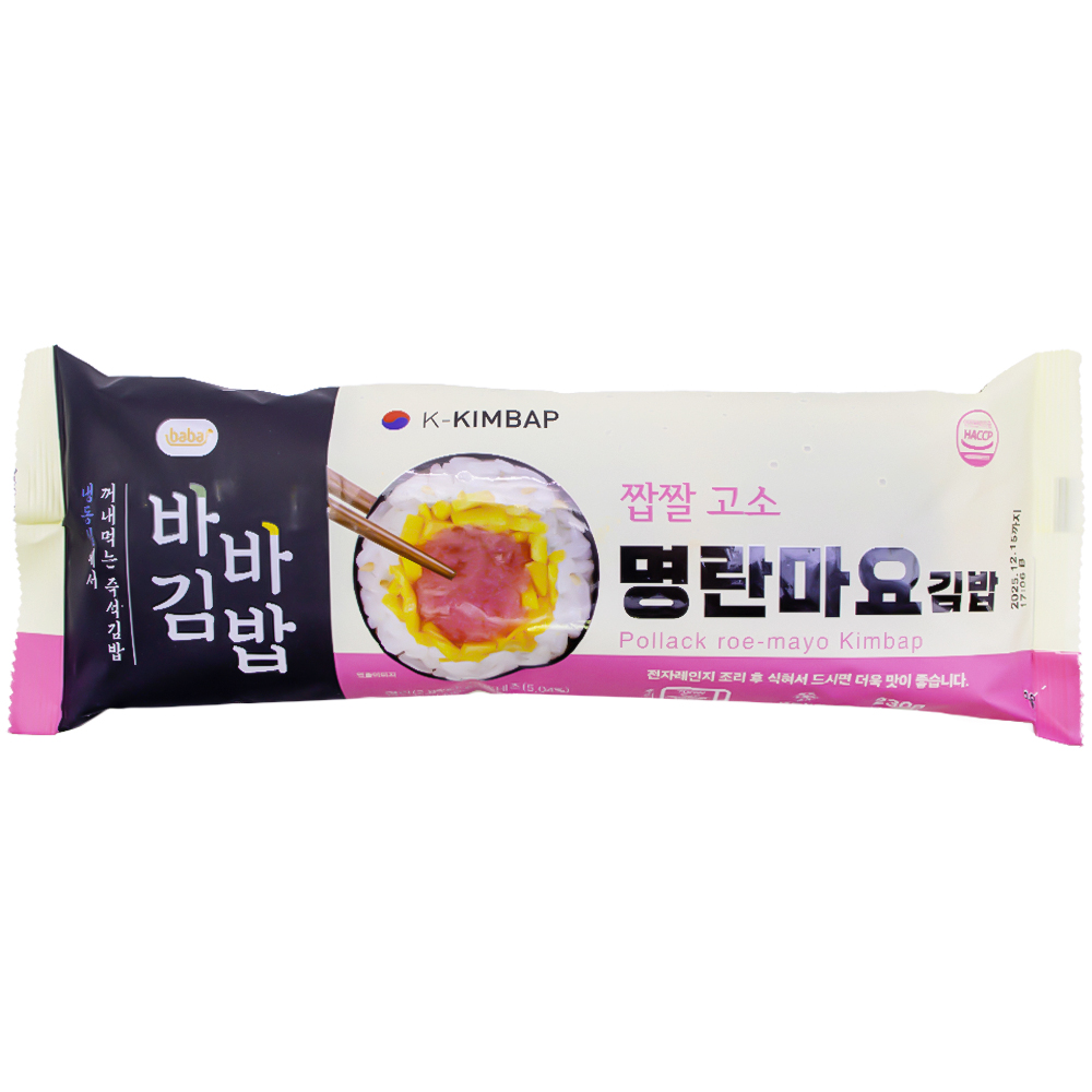 올곧 바바 명란마요김밥 230g