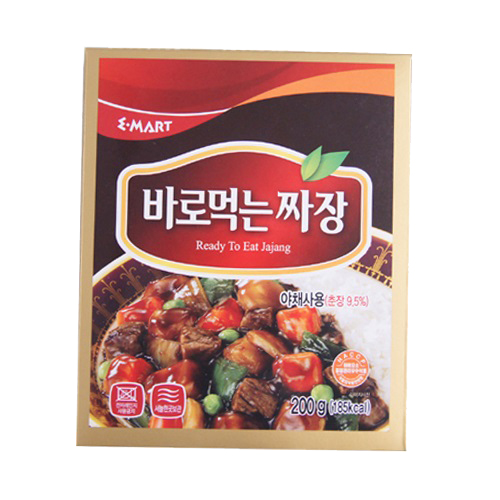 이마트 밥 한 그릇 뚝딱 바로먹는 짜장 200g