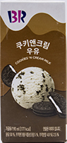 배스킨라빈스 쿠키앤크림 우유 190ml