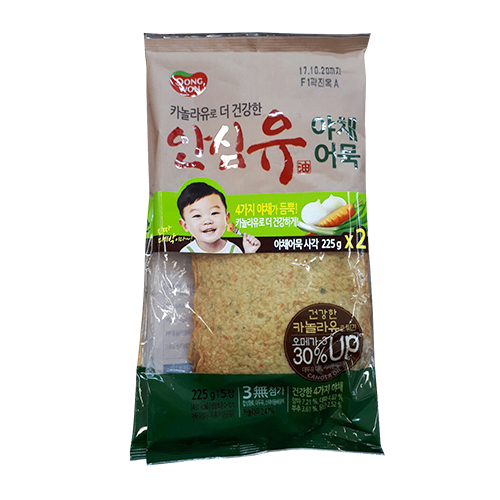 동원 안심유 야채어묵사각 450g