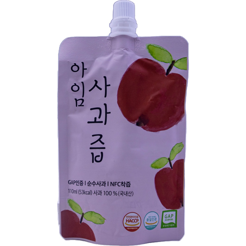 여춘여산 아임쥬스 아임 사과즙 110mL
