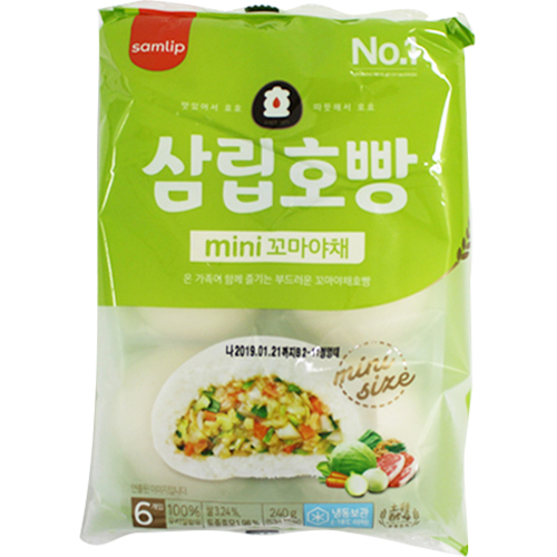 삼립 삼립호빵 미니 꼬마야채 240g