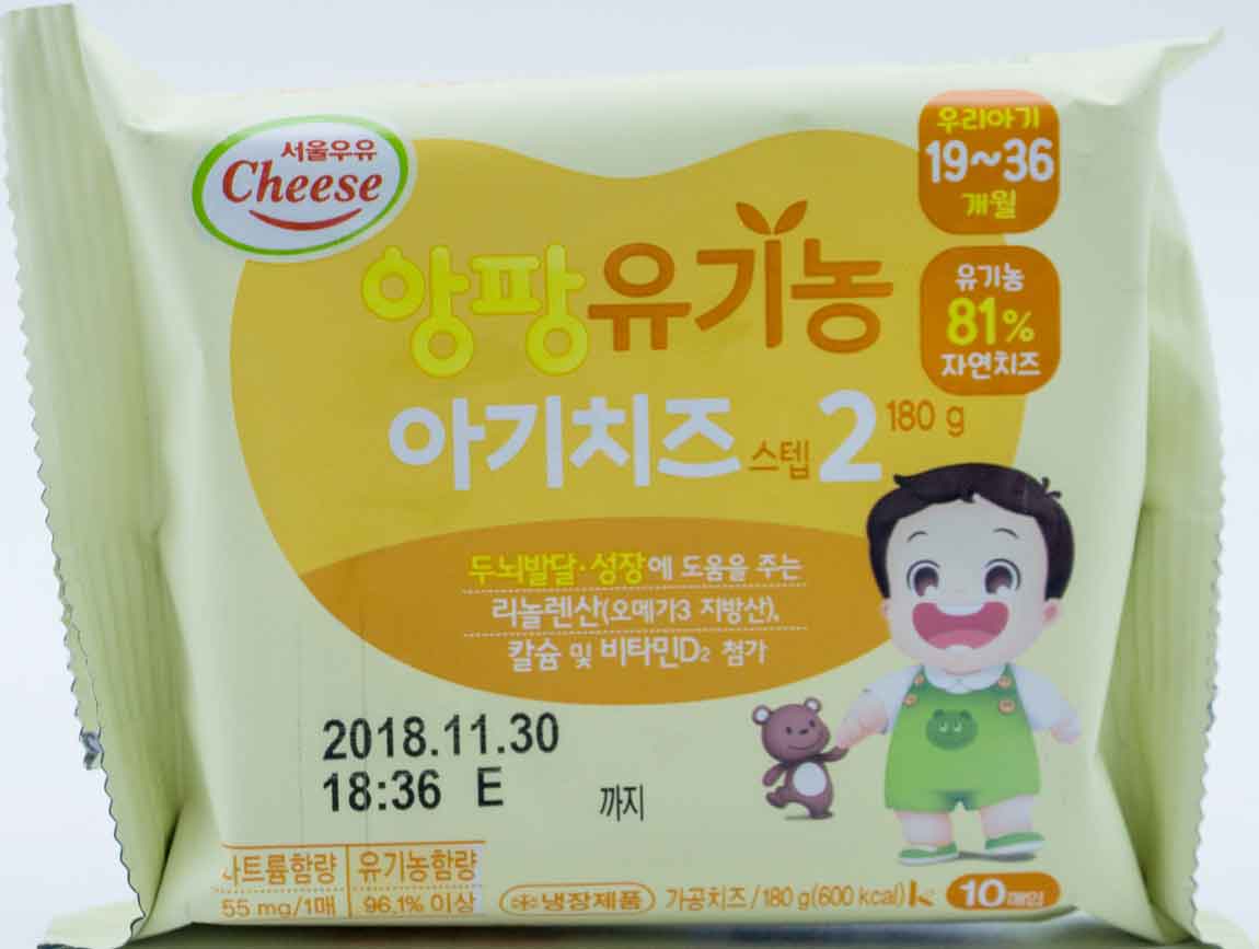 서울우유 앙팡 유기농 아기치즈 스텝2 180g