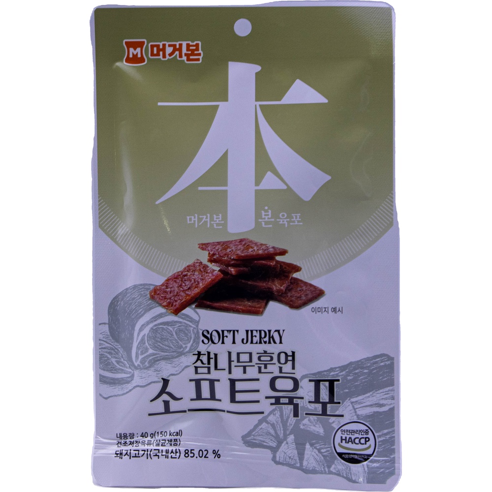 머거본 참나무훈연 소프트육포 40g