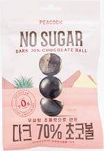 이마트 피코크 노슈거 무설탕 초콜릿으로 만든 다크 70% 초코볼 60g