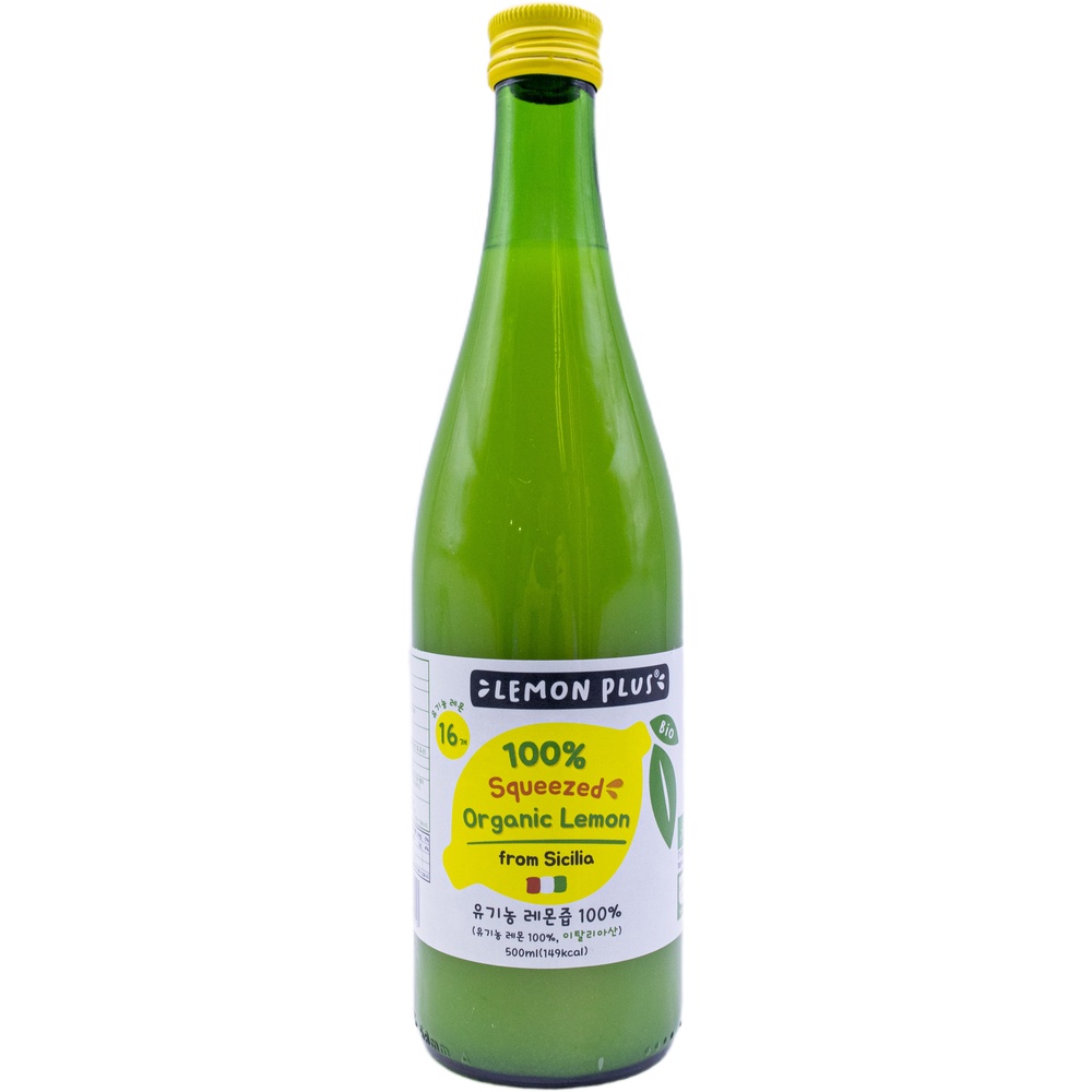 유로푸드 레몬플러스 유기농 레몬즙 100% 500mL