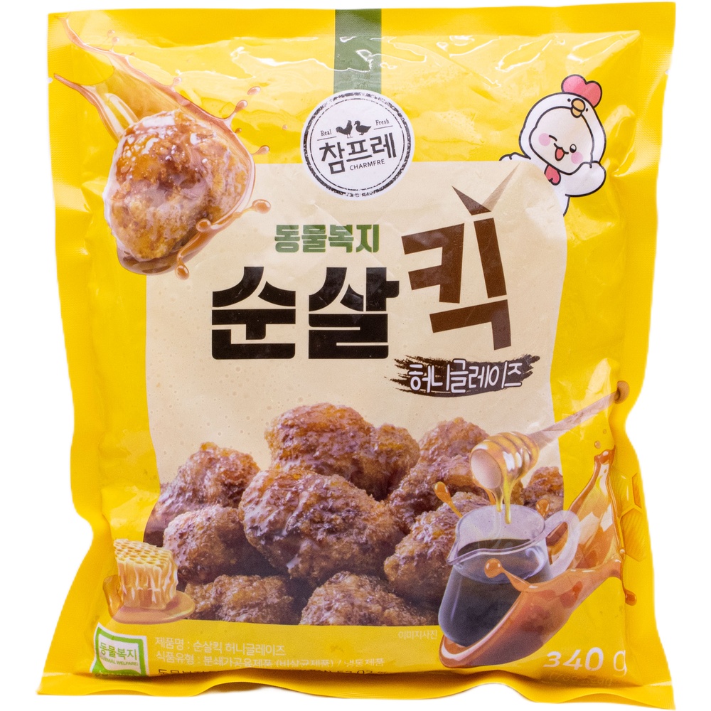 참프레 동물복지 순살킥 허니글레이즈 340g