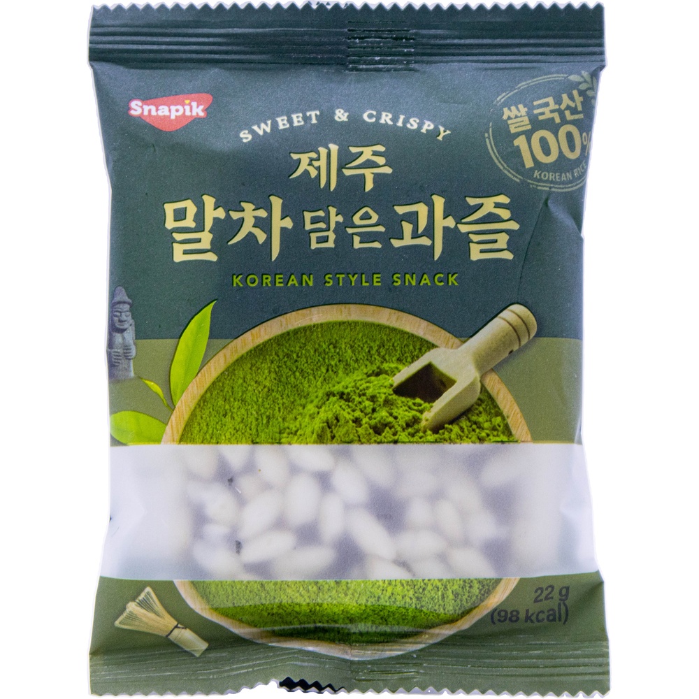 정일품 스내픽 제주 말차 담은 과즐 22g