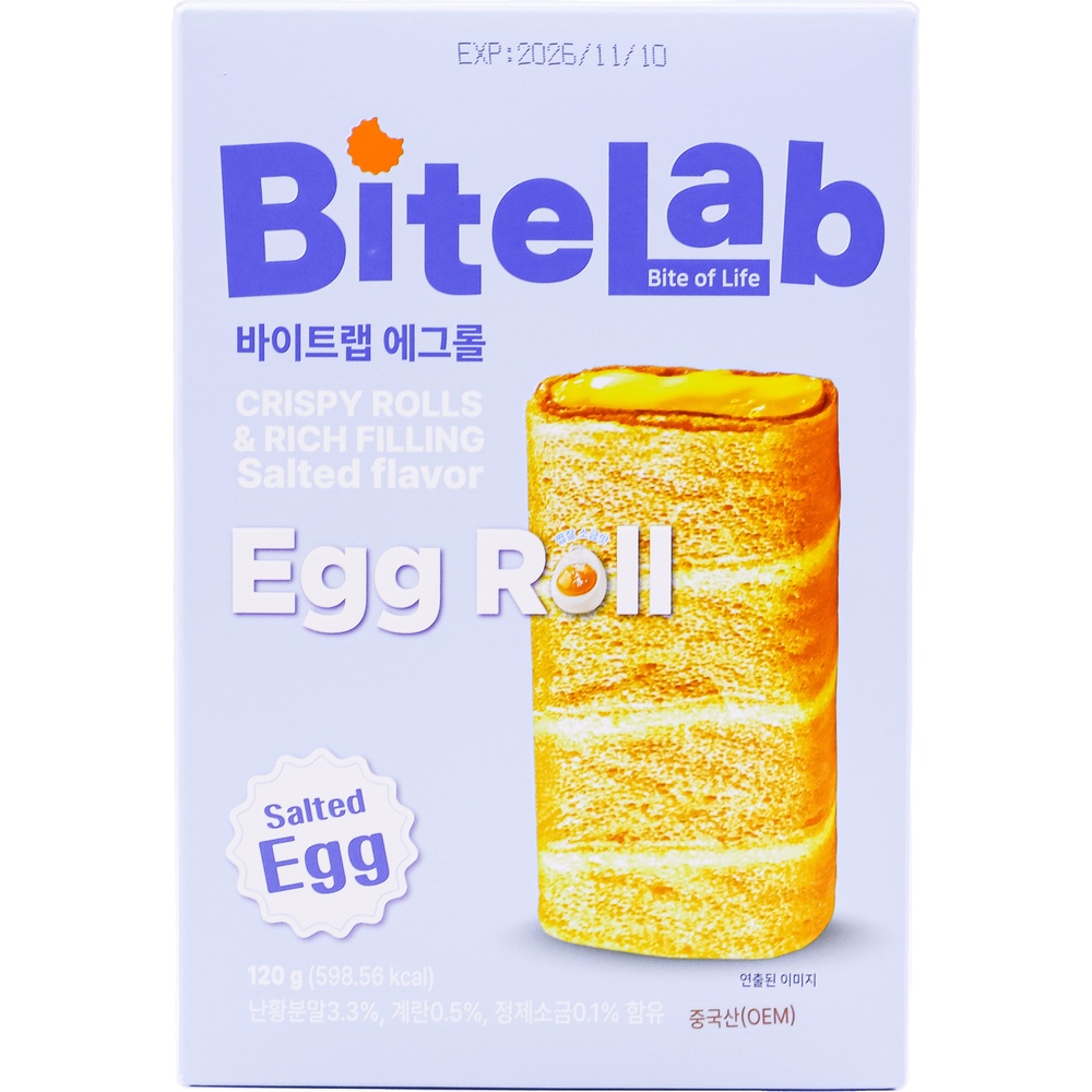 케이피인터내셔날 바이트랩 에그롤 소금맛 20g