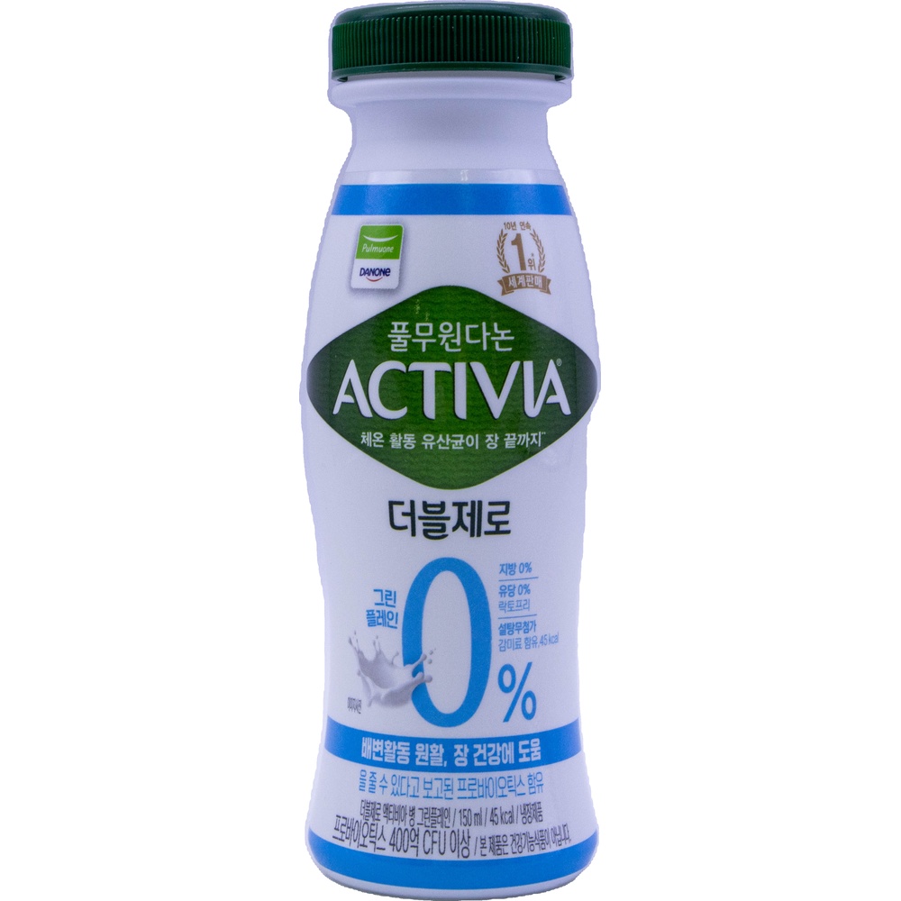 풀무원다논 더블제로 액티비아 그린 플레인 150mL