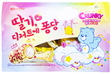 롯데 크런키 더블크런치바 미니 딸기요거트 377g