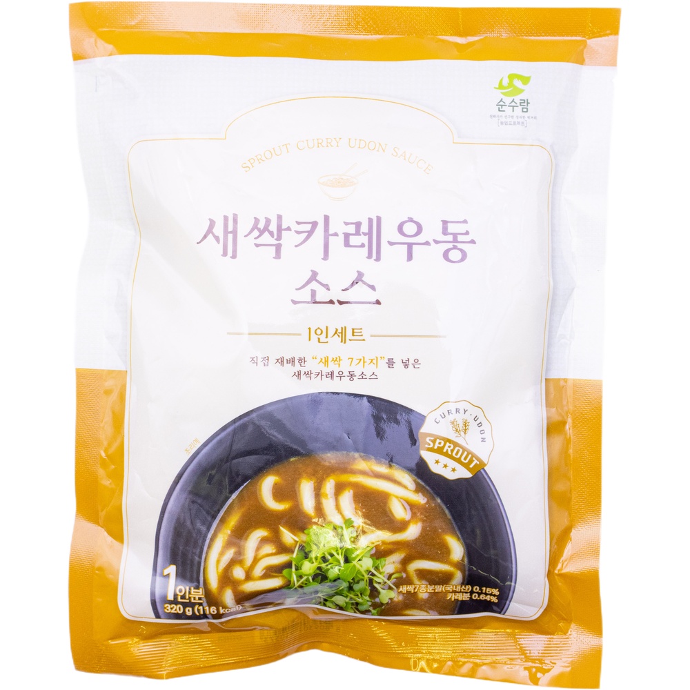 순수람 진안고원 새싹카레우동 소스 320g
