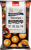 맛있닭 닭가슴살 한끼만두 김치 200g (6개입)
