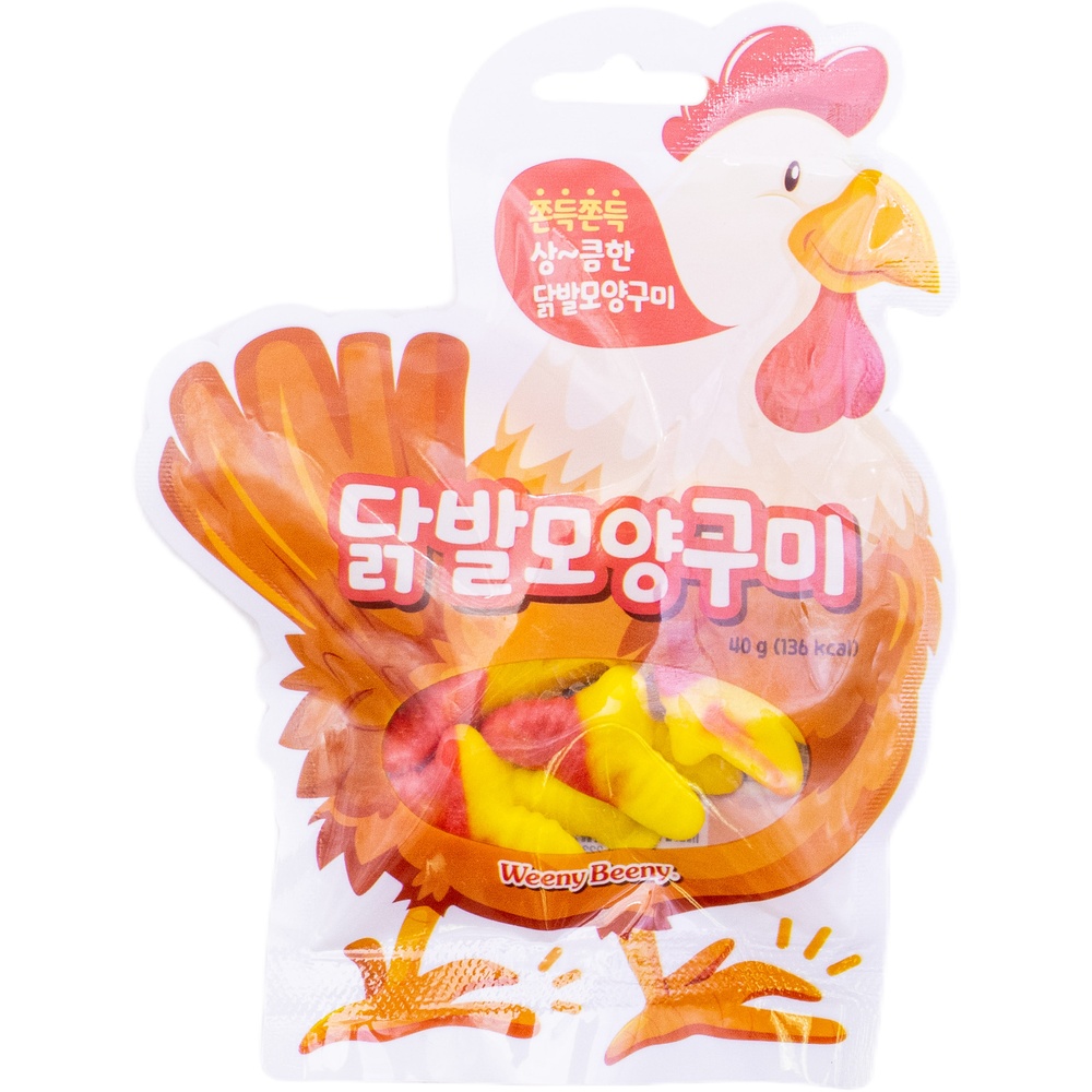 위니비니 닭발모양 라스베리향 구미 50g